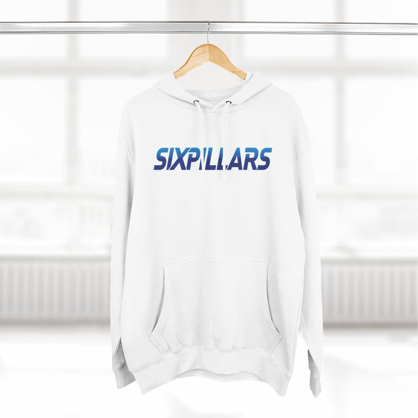 Three-Panel Fleece Hoodie